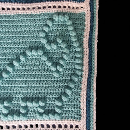 Dinosaur Bobble Blanket Crochet Pattern
