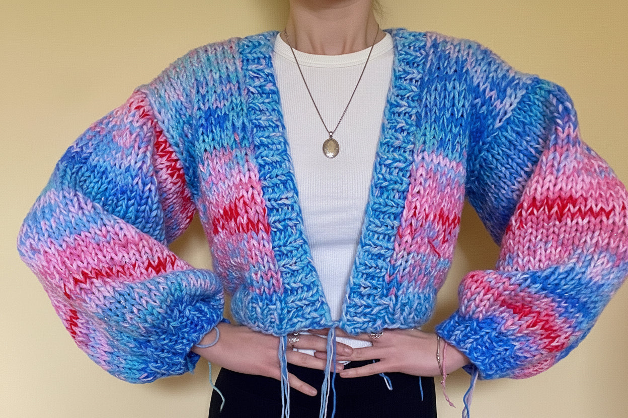 Monster Cardigan Knitting Pattern