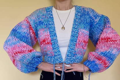 Monster Cardigan Knitting Pattern