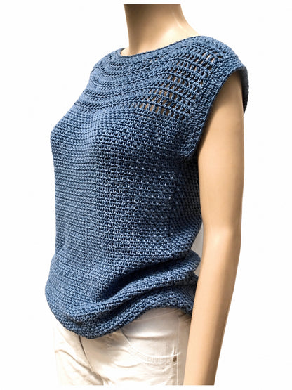 Aviva Mesh Summer Top Crochet Pattern
