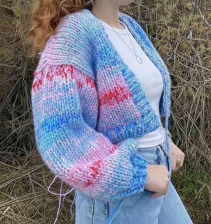 Monster Cardigan Knitting Pattern