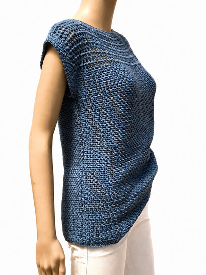 Aviva Mesh Summer Top Crochet Pattern