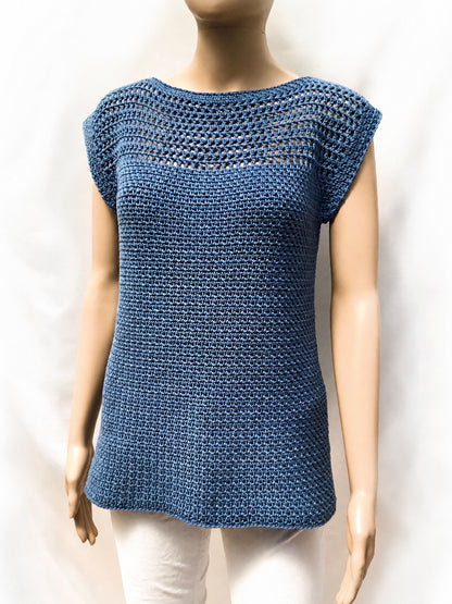 Aviva Mesh Summer Top Crochet Pattern