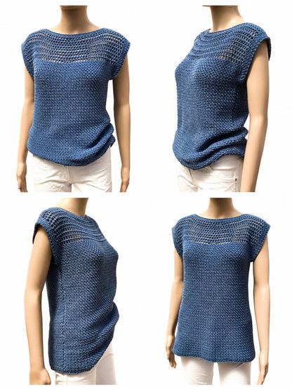 Aviva Mesh Summer Top Crochet Pattern