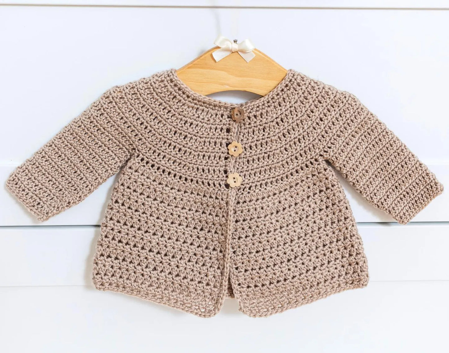 Easy Crochet Baby Sweater Pattern
