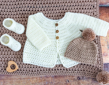 Easy Crochet Baby Sweater Pattern