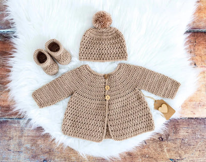 Easy Crochet Baby Sweater Pattern