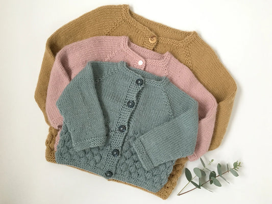 Baby Bubble Cardigan Crochet Patttern