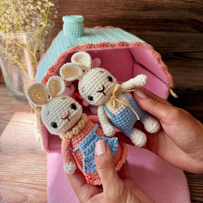 Blossom Bunny Cottage Crochet Pattern