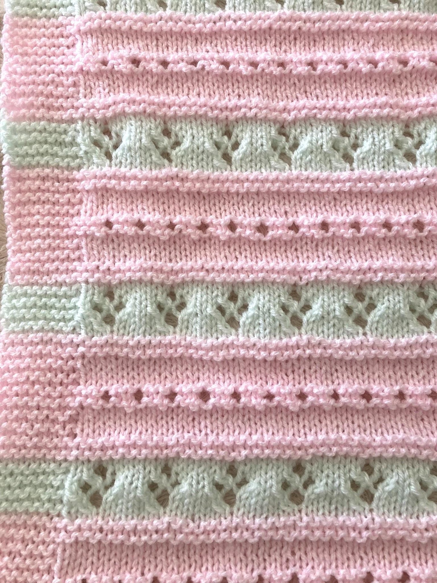 Alana Baby Blanket Knitting Pattern