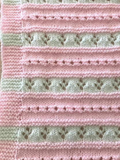 Alana Baby Blanket Knitting Pattern