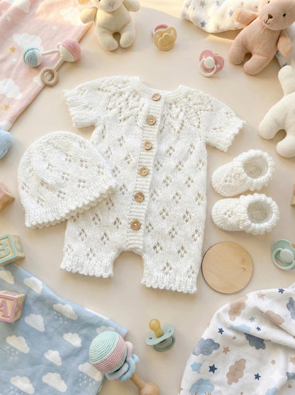 Snowdrop Romper Knitting Pattern