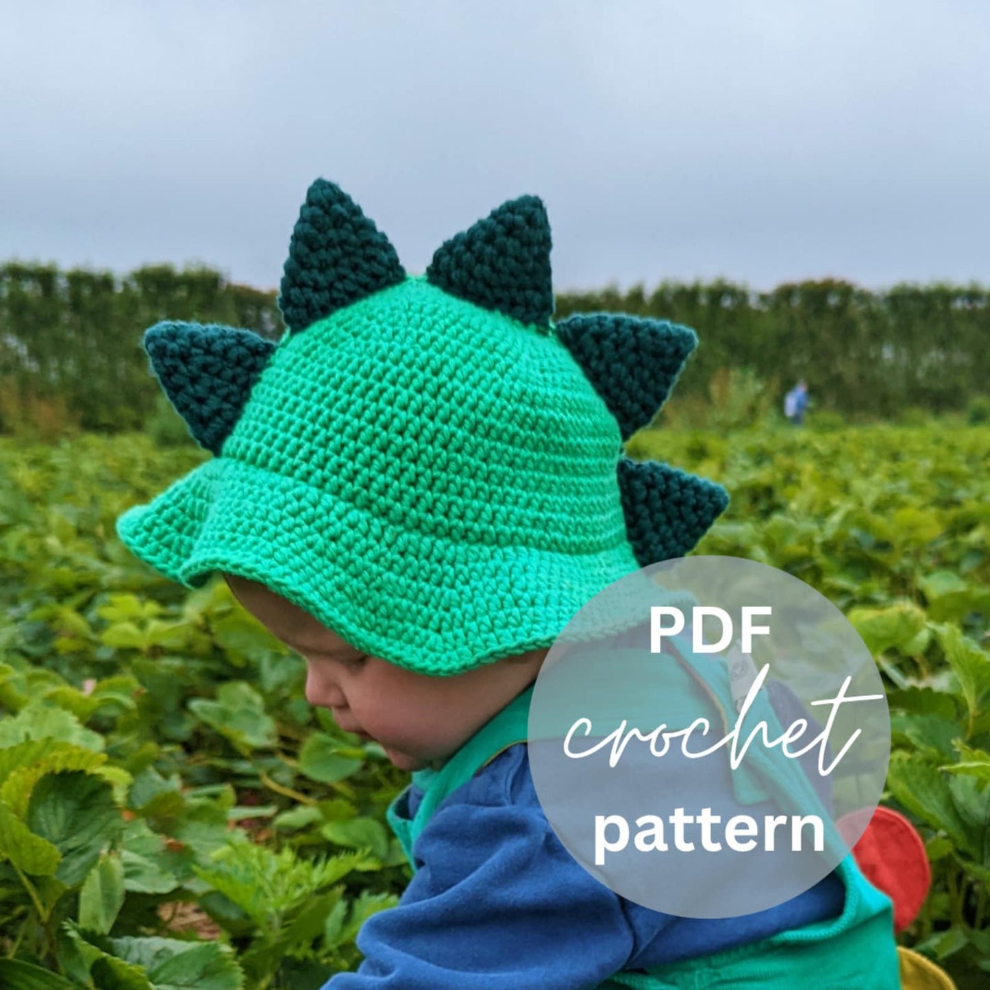 Dino Bucket Hat Crochet Pattern
