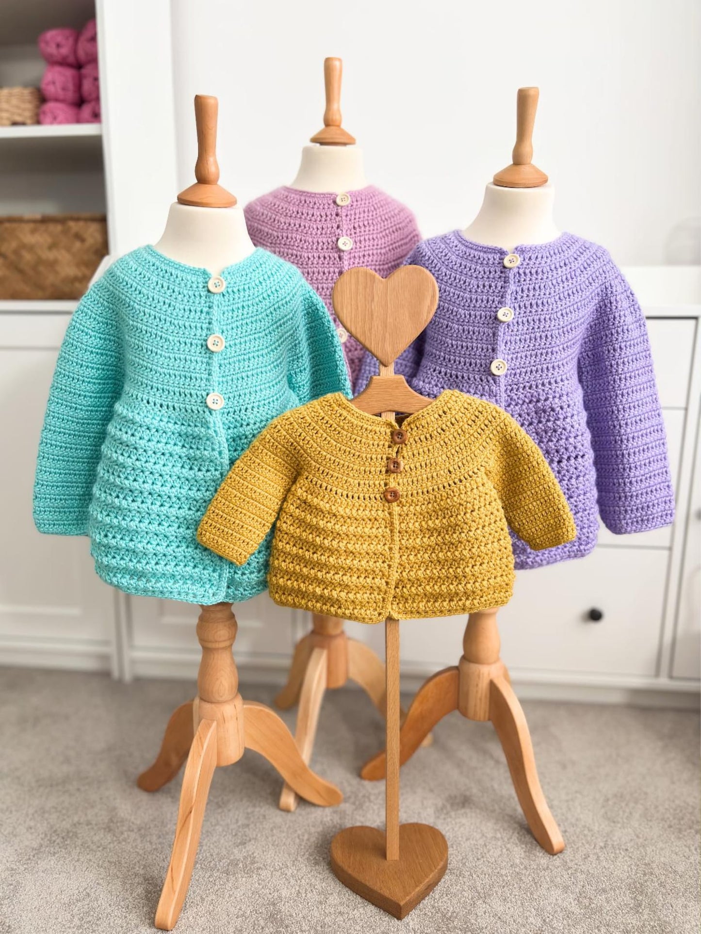Ella Cardigan Crochet Pattern
