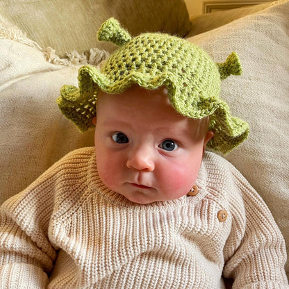 Baby Ogre Bucket Hat Crochet Pattern