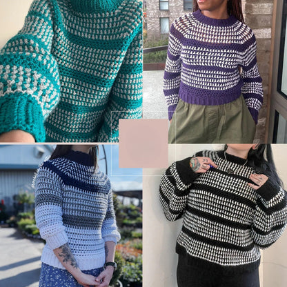 Moss Garden Sweater Crochet Pattern