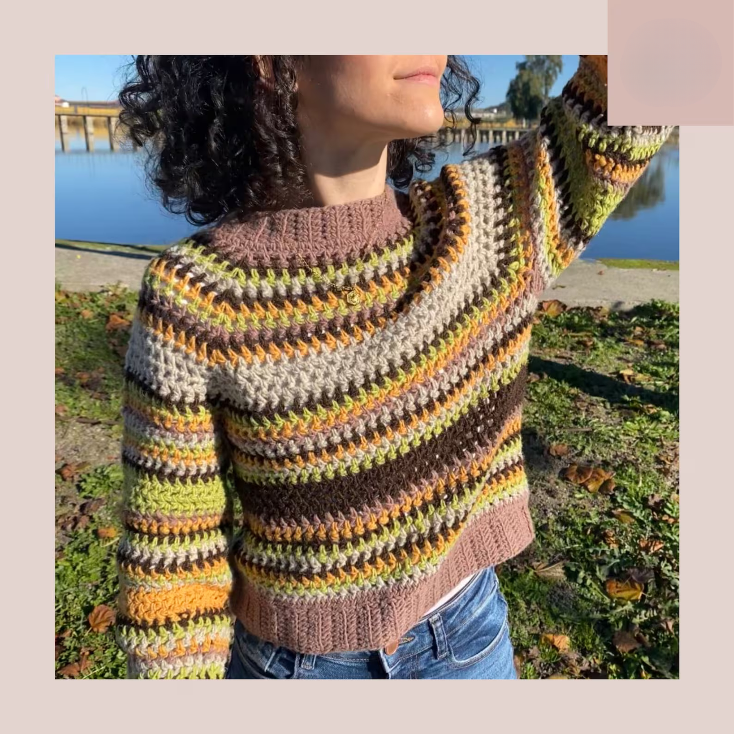 Moss Garden Sweater Crochet Pattern