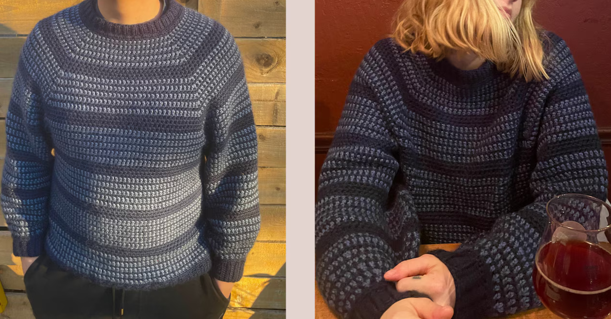 Moss Garden Sweater Crochet Pattern