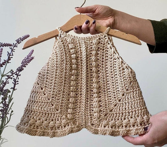 Liv Granny Square Top Child Crochet Baby