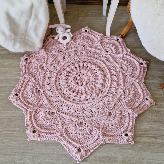 Adinah Floor Rug Crochet pattern