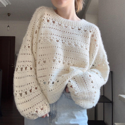 Rosemarie Sweater Crochet Pattern