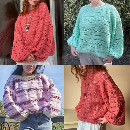 Rosemarie Sweater Crochet Pattern