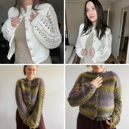 Meadow Cardigan Crochet Pattern