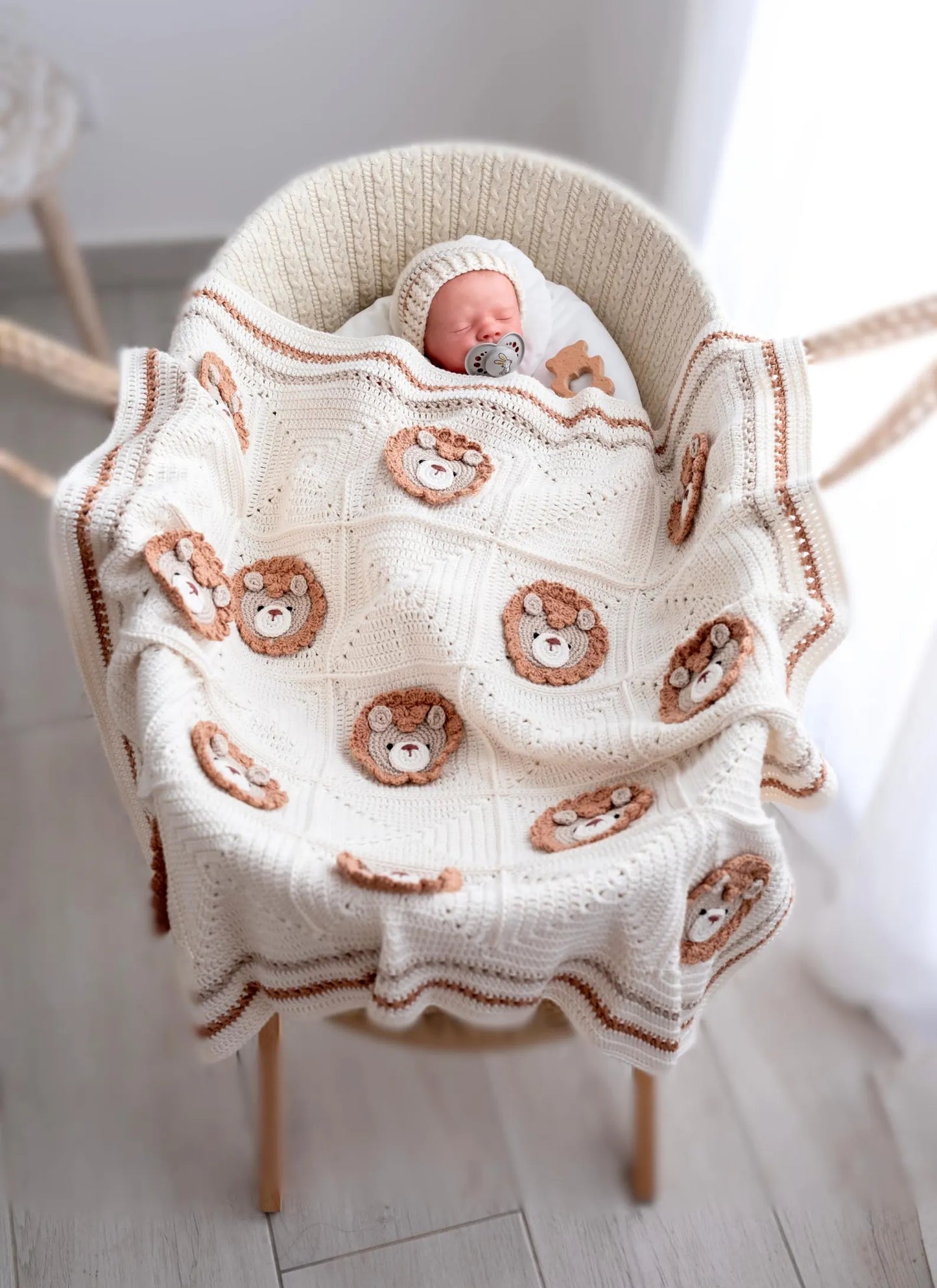 Lion Blanket Crochet Pattern