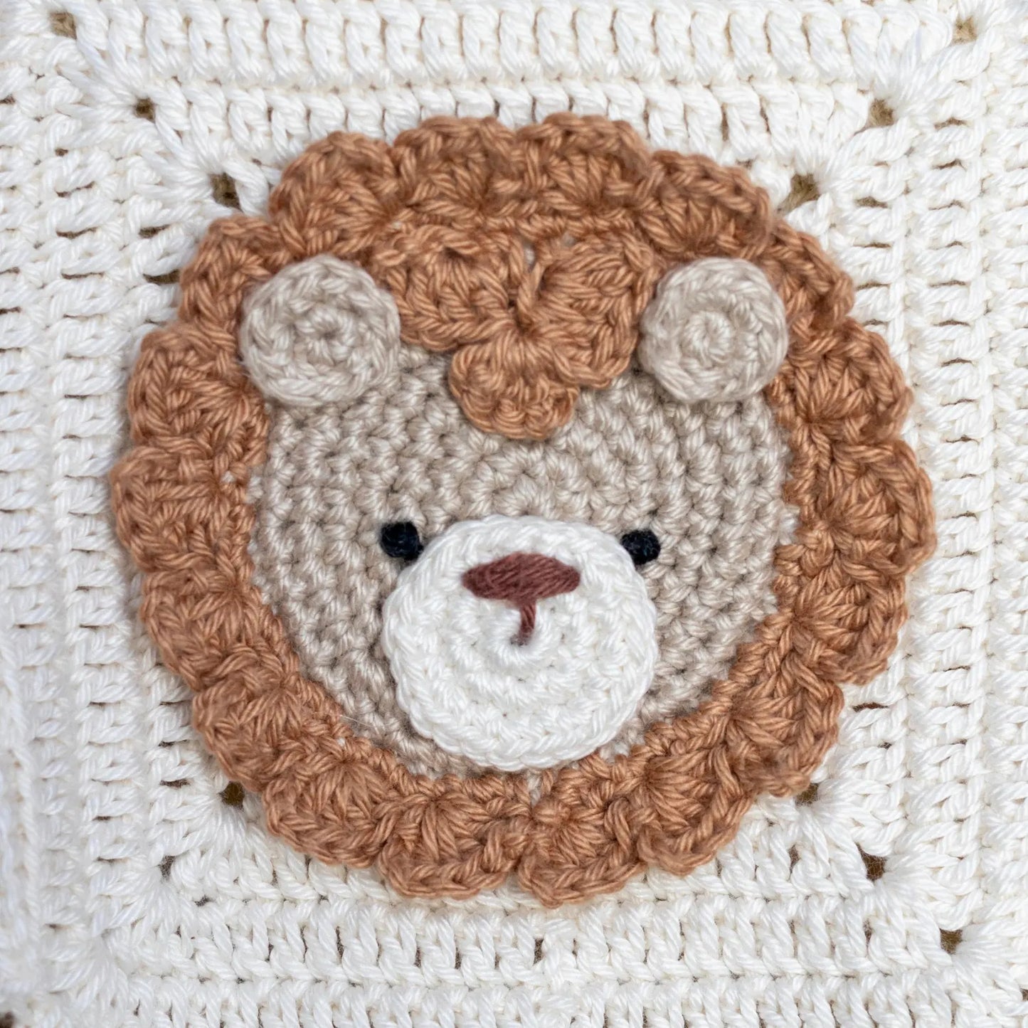 Lion Blanket Crochet Pattern