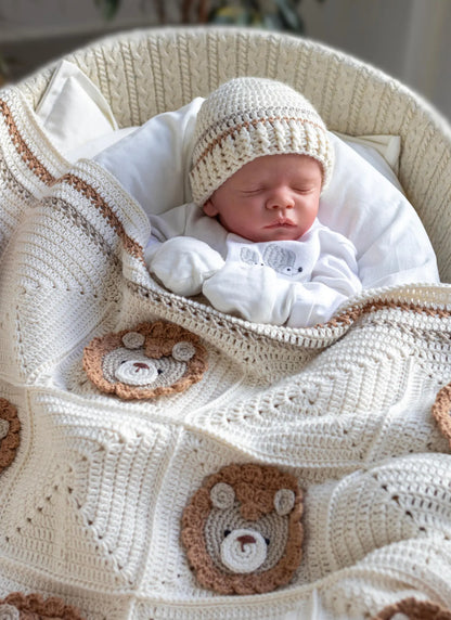 Lion Blanket Crochet Pattern
