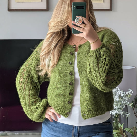 Meadow Cardigan Crochet Pattern