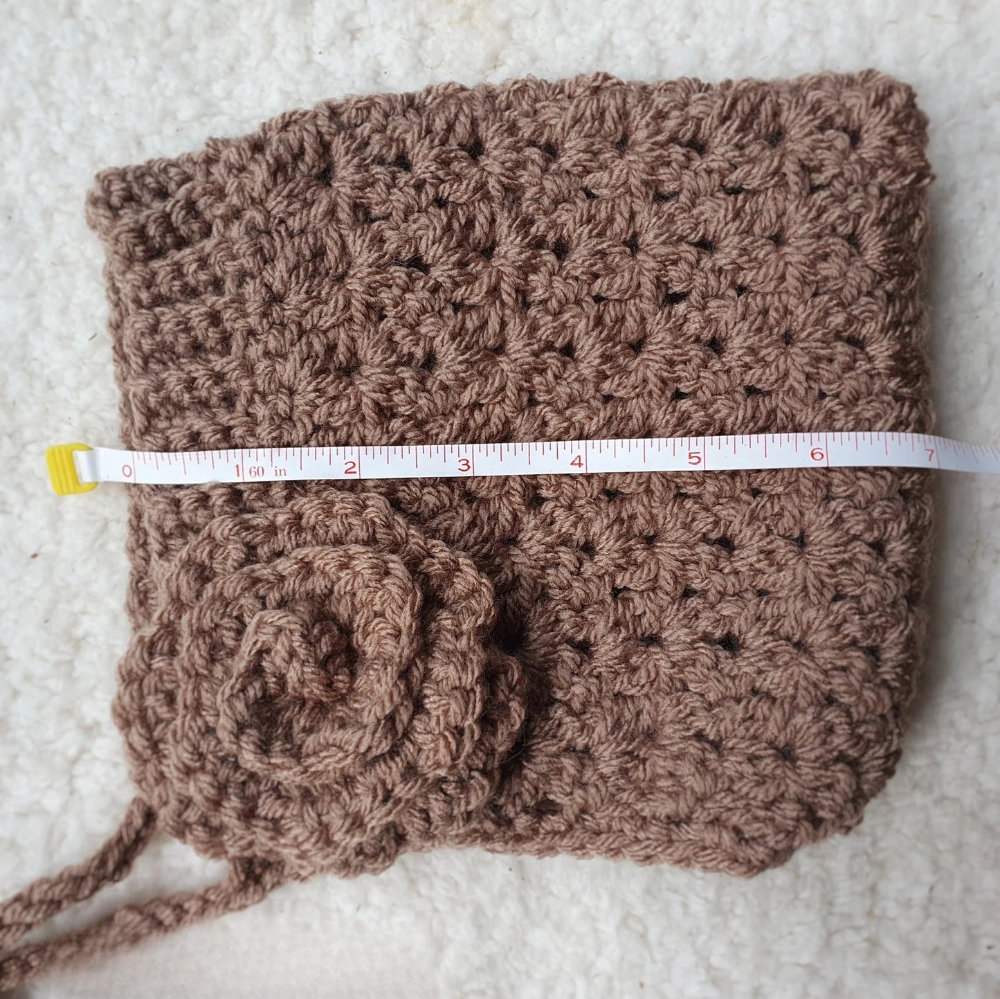 Pixie Bonnet with Flower Crochet Pattern