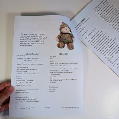 Jo-Jo Doll Knitting Pattern
