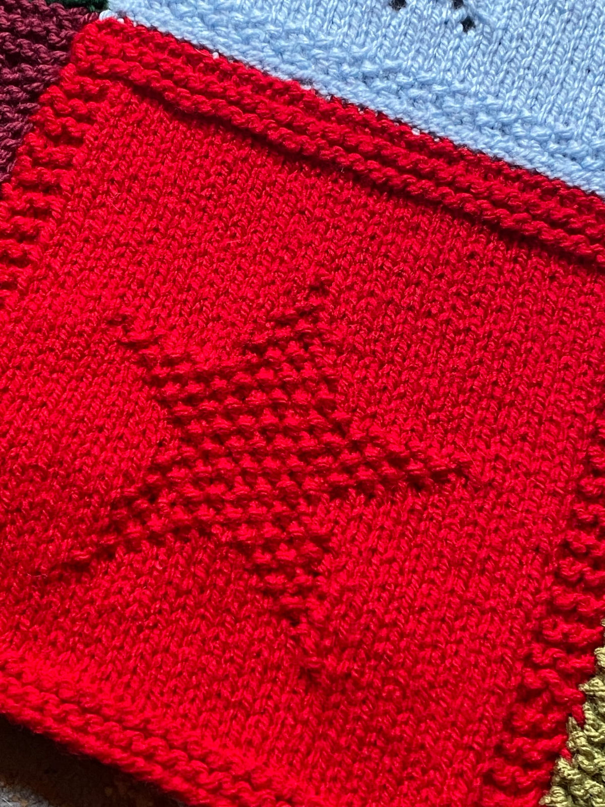 Patchwork Blanket Knitting Pattern