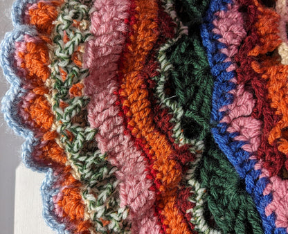 Colorful Striped Cardigan Crochet Pattern