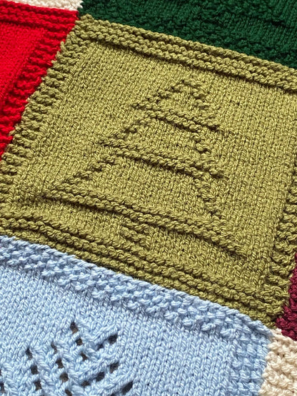 Patchwork Blanket Knitting Pattern