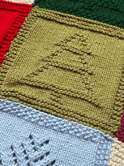 Patchwork Blanket Knitting Pattern