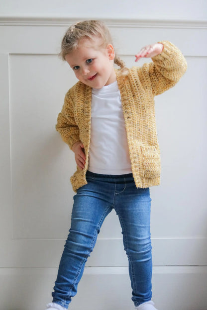 Easy Children's Cardigan Crochet Pattern
