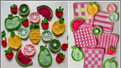 Tooty Fruity Blanket Crochet Pattern